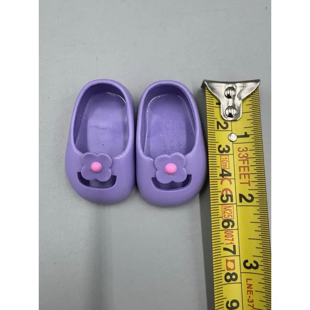 American Girl Wellie Wishers Daisy Princess Costume Purple Flower Shoes & Tights